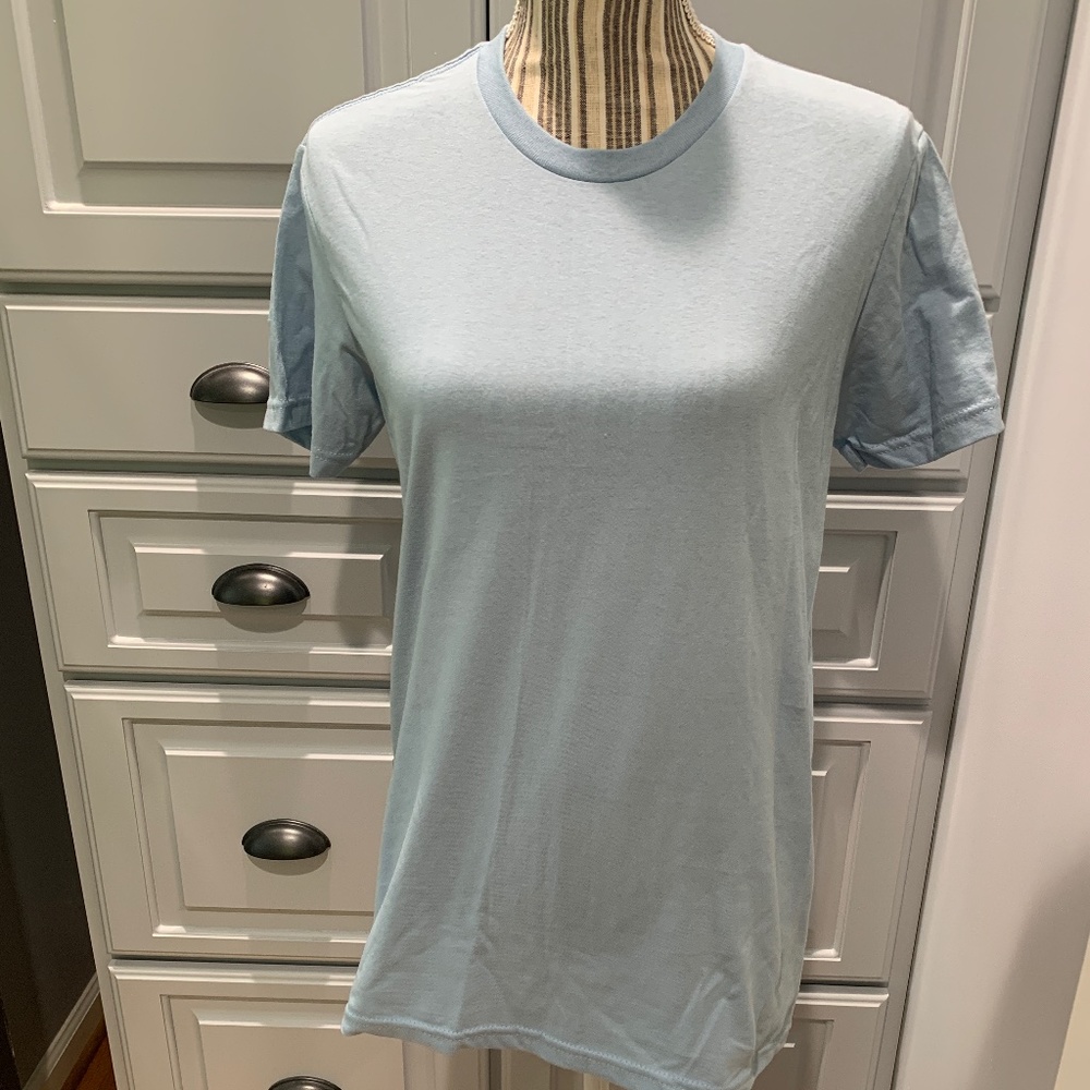 Bay Island Baby Blue Short Sleeve T-Shirt, Size XS, NWOT